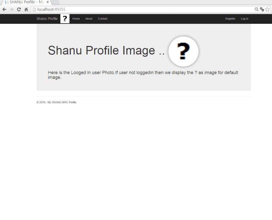 MVC Identity Customizing For Adding Profile Image